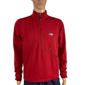 The North Face Flight Series pullover 1/2 zip size medium red Jacket